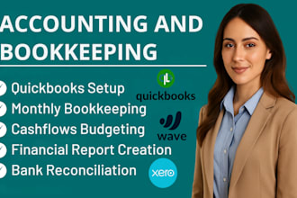 setup xero wave quickbooks zoho books excel google spreadsheet accounting report