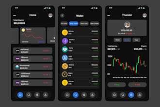crypto trading app fintech app wallet app stock trading app neobank app