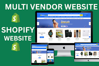 build shopify multi vendor marketplace website ecommerce shopify multi vendor