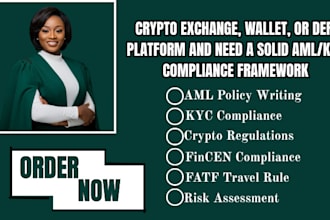 write your crypto exchange or wallet aml and kyc