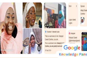 create and claim verified google knowledge panel for an individual and business