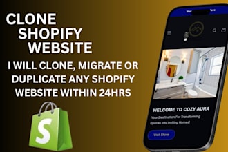 copy clone, duplicate or migrate shopify website
