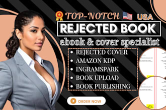 format resize fix upload rejected kindle book, ebook, covers for KDP ingramspark