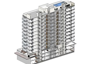 create 3d, 4d, 5d bim model for your building project for arch, struc, mep