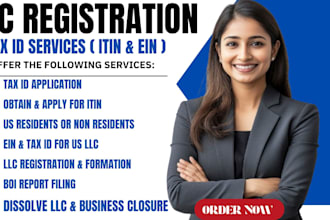 register llc in new mixico florida wyoming for non US resident along with ein