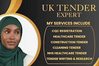 write winning UK tenders for nhs, cqc, cic, domiciliary care, grants