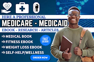 ghostwrite and research medical ebook, fitness, weight loss, and wellness writer