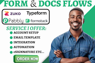 create zuko form pabbly form formstack typeform survey automation integration
