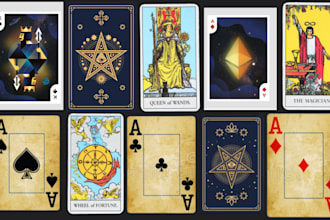 design playing card game design board game design card illustration trading card