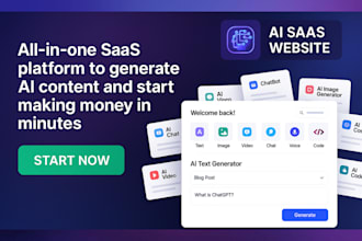 build a profitable ai saas website with ai tools