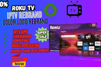 professionally rebrand iptv android app apk