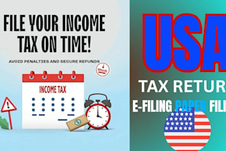 minimize your US tax filings 1040, 1065, 1120 returns handled