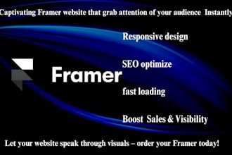do framer website, webflow website, framer landing page, framer developer