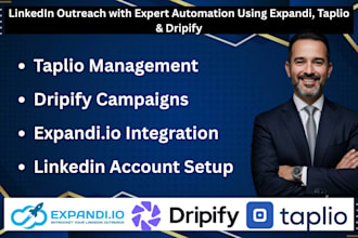 linkedin outreach, expert automation, expandi io, taplio, dripify