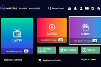 automate iptv server provide reseller panel subscription plan and m3u playlist