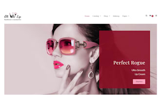 design lipstick shopify store lip gloss beauty store lipstick cosmetics store