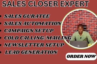 be your high ticket sales closer I turn cold leads into paying clients