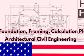 draft stamp architecture engineering foundation framing plan adu deck drawing