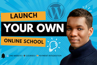 elearning website, lms, course platform, online school, wordpress lms
