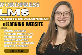 setup an elearning website develop wordpress lms with learndash and tutor lms
