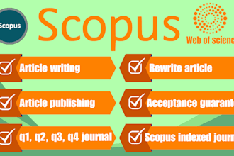 write rewrite publish article in q1, q2, q3, q4 scopus, sci indexed journal