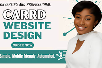 design carrd landing page redesign carrd website carrd website design