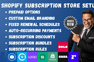 setup shopify subscription bold recharge appstle seal recurpay subi casa loop