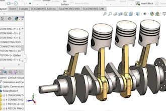 design precise 3d cad model and manufacturing drawings in solidworks, fusion 360