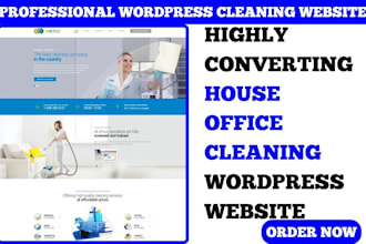design a cleaning service website house, office cleaning, booking koala website
