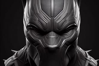 make cosplay models for 3d printing, halloween mask, armor, weapons