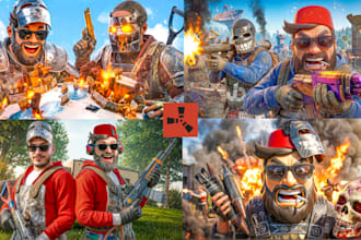 create thumbnails rust game for your channel youtube