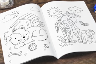 create kids coloring book kdp coloring book adult coloring book, coloring pages
