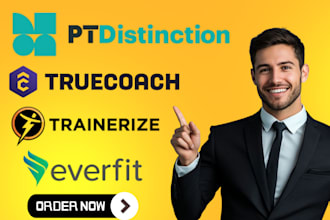 transfer and upload workout on truecoach pt distinction tranerize and everfit