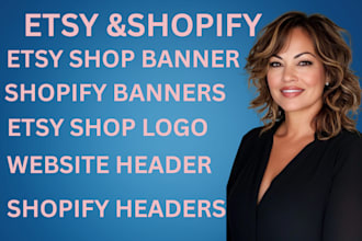 design shop logo,etsy banner,shopify headers,banners,