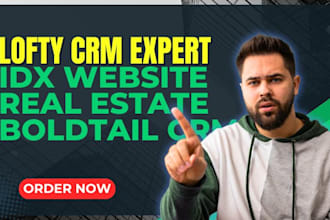 setup lofty CRM website, boldtrail, kvcore, real estate website, real estate