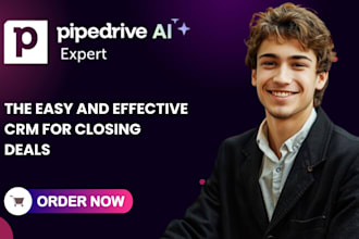 setup pipedrive CRM account, pipedrive campaign, lead importing pipedrive ai