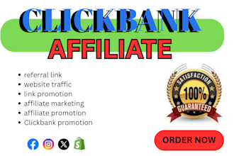 clickbank affiliate link promotion, referral link promotion and website traffic