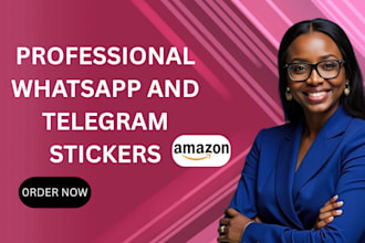 do telegram and whatsapp sticker for you