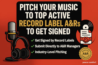 pitch your music to best record label to get signed