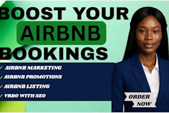 promote and market your airbnb listing, vrbo using SEO to boost bookings