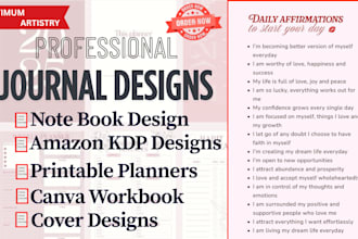 design christian daily devotion, prayer journal, workbook and journal design