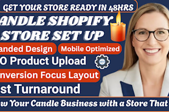 build and design your candle shopify store for high converting sales