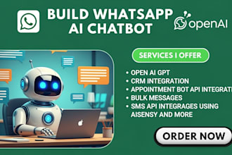 build a custom whatsapp chatbot using 360dialog API