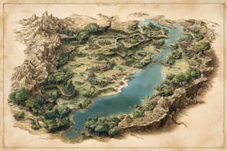 make a beautiful fantasy map