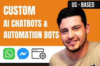 create automation ai chatbot ai agent and customized business bots