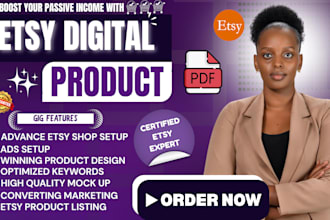 design etsy digital product etsy shop set up etsy seo etsy digital planner