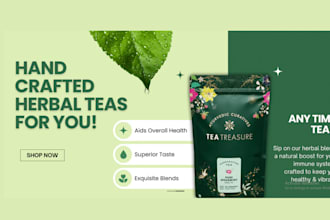design herbal tea website matcha shopify store ashwagandha tea, black tea store