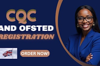assist with cqc, ofsted registration, nhs tender, business plans, policies