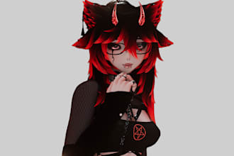 avi vrchat avatar vrc avatar vr character furry nsfw vtuber model vroid toggles