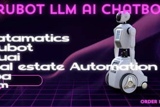 build ai powered datamatics truai, trubot, llm ai chatbot real estate automation